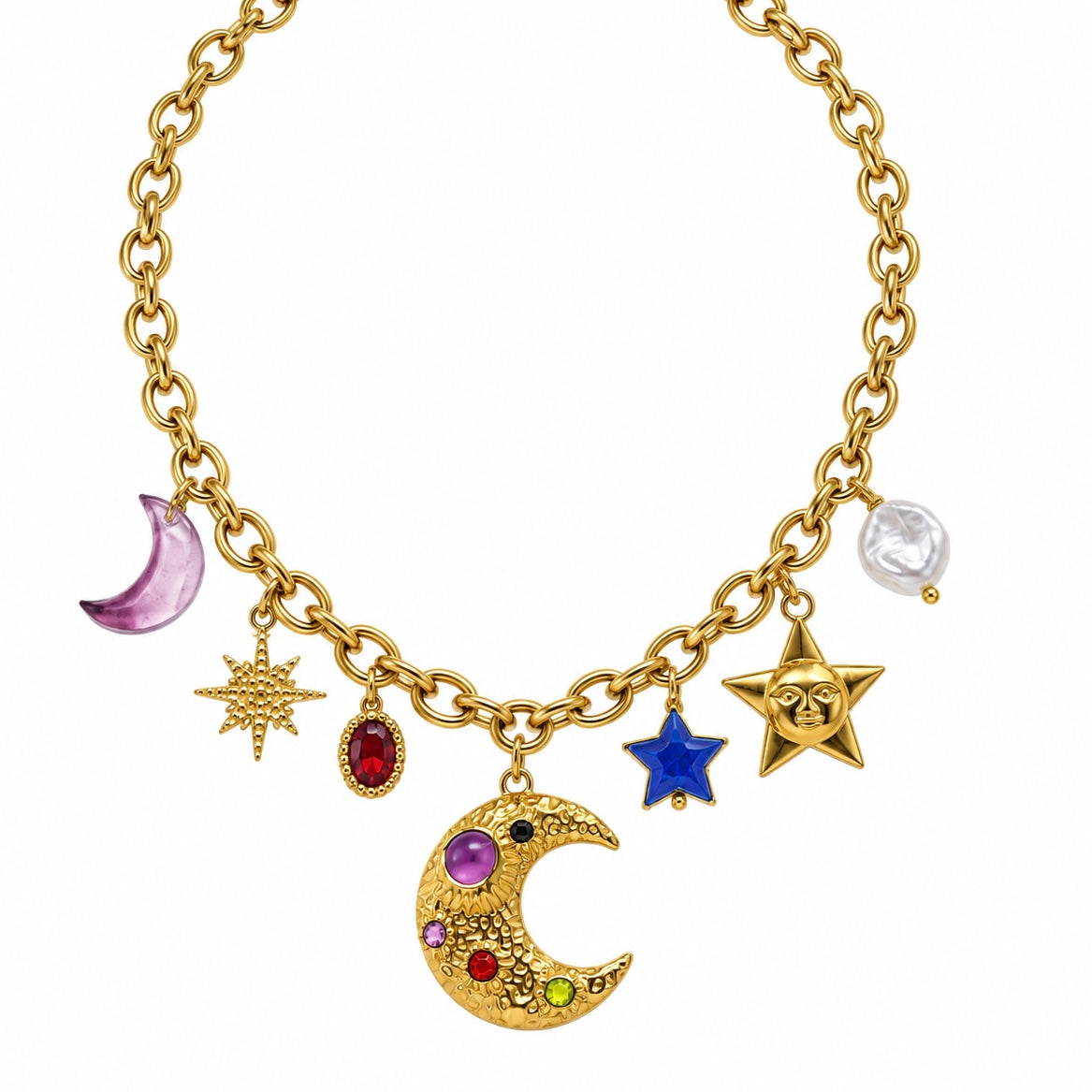 Collar Luna Morada 🌙