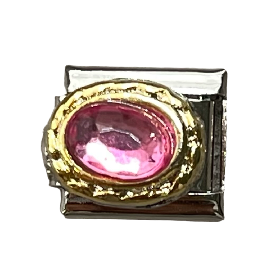 Charm gema Rosa