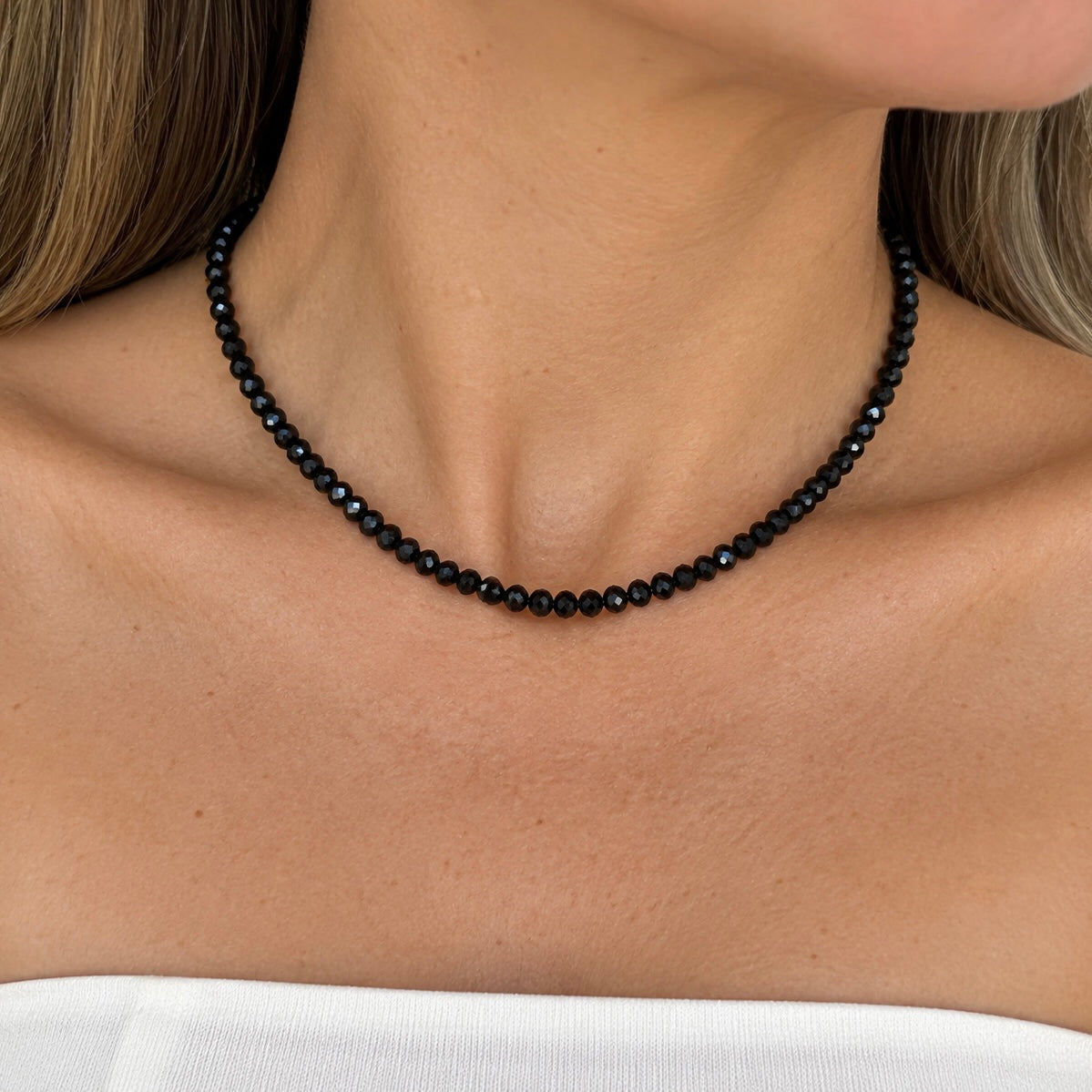 Collar Facetado Delgado 6mm