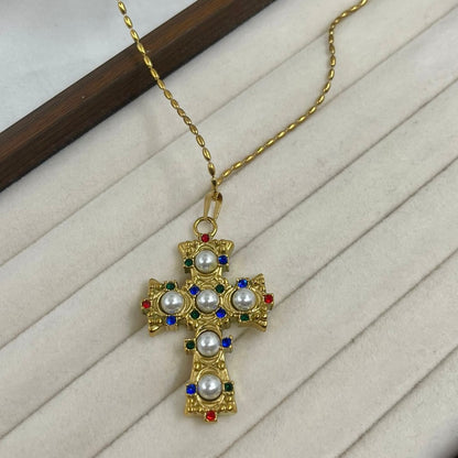 Cadena Perlas y Zirconias