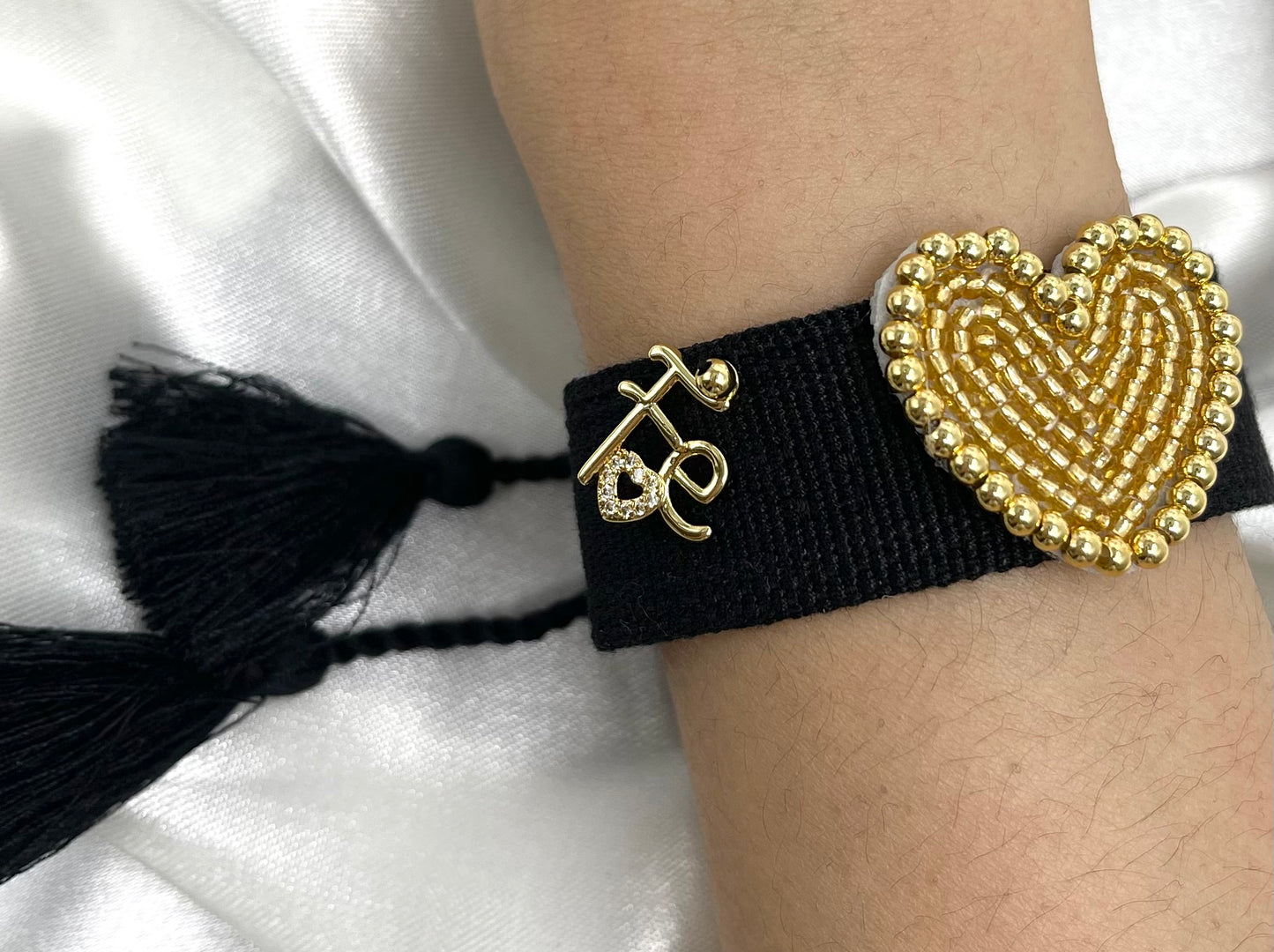 Pulsera corazón fe