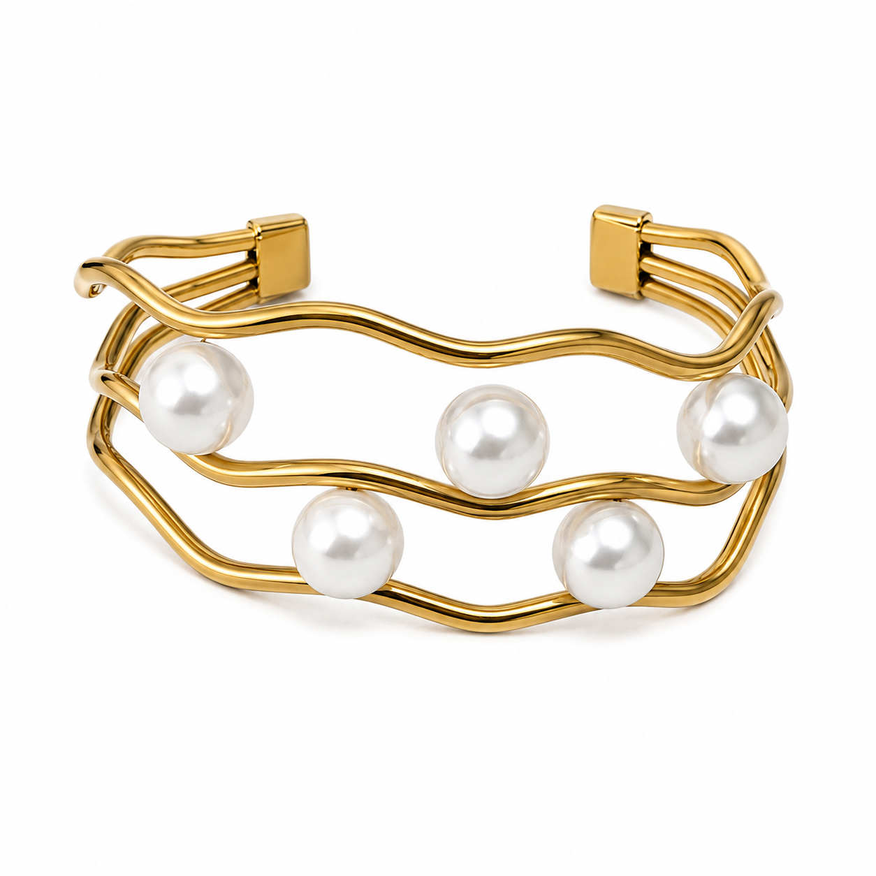 Brazalete 5 perlas