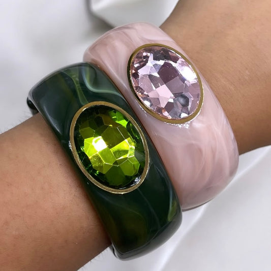 Brazalete Acrílico Cristal OV