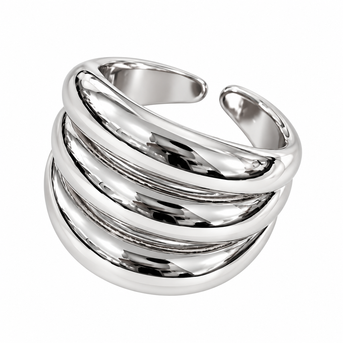 Anillo Chunky triple
