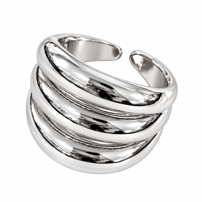 Anillo Chunky triple