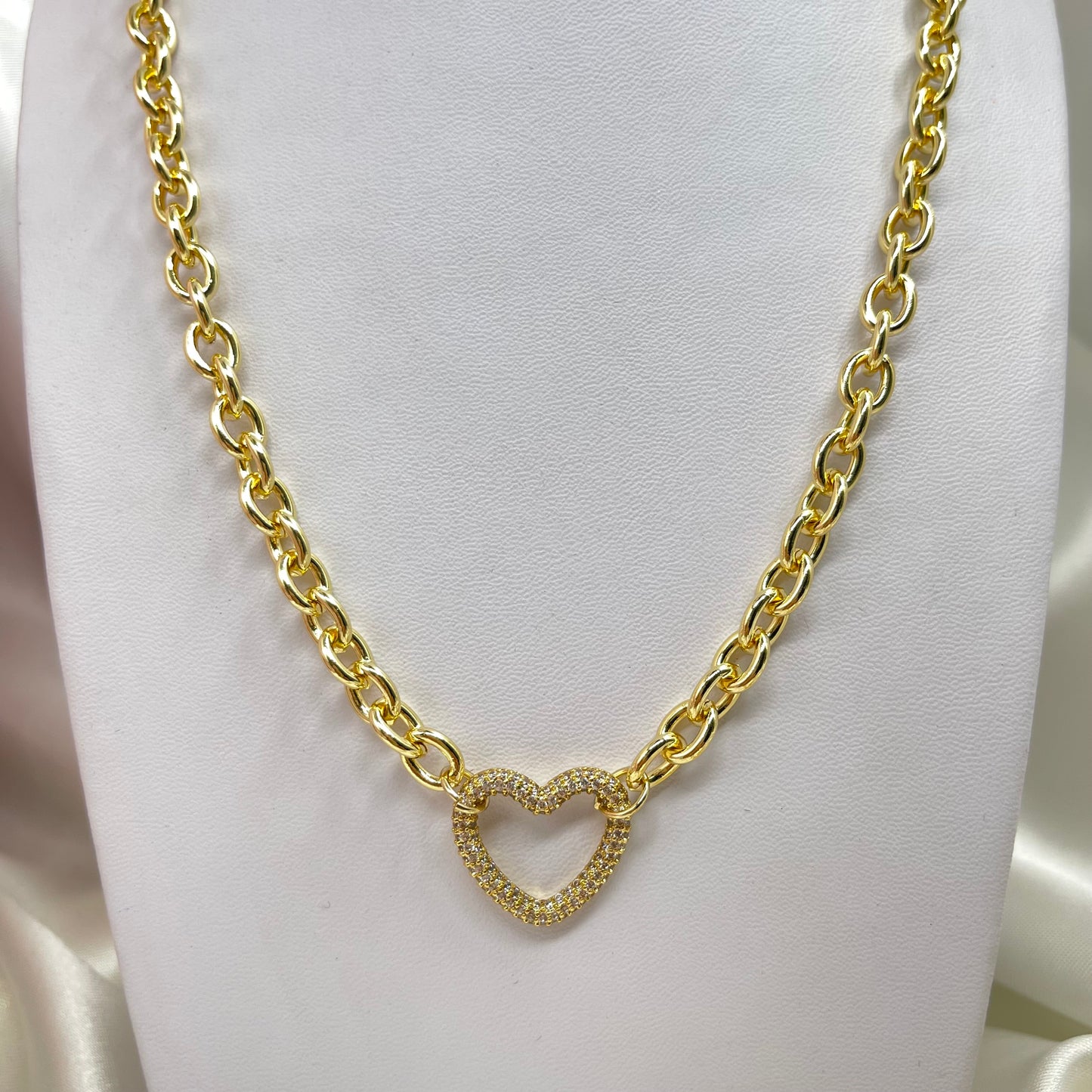 Collar HEART CHAIN