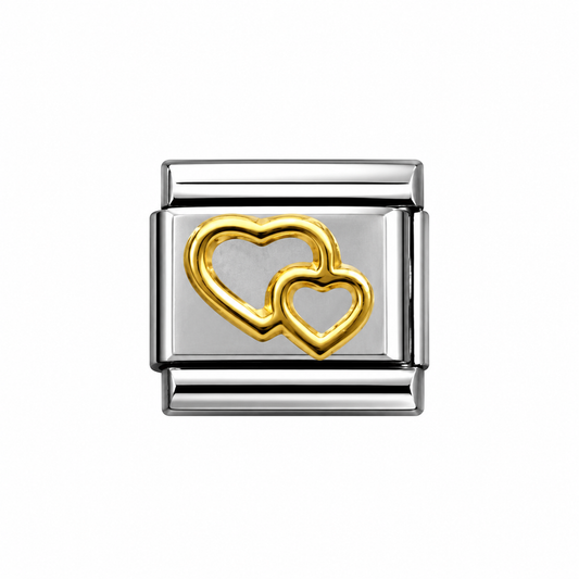 CHARM Corazones Unidos Silueta