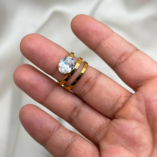 Anillo Espiral Óvalo