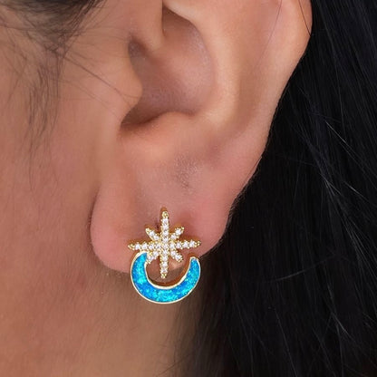 Aretes Luna y Estrella 💫