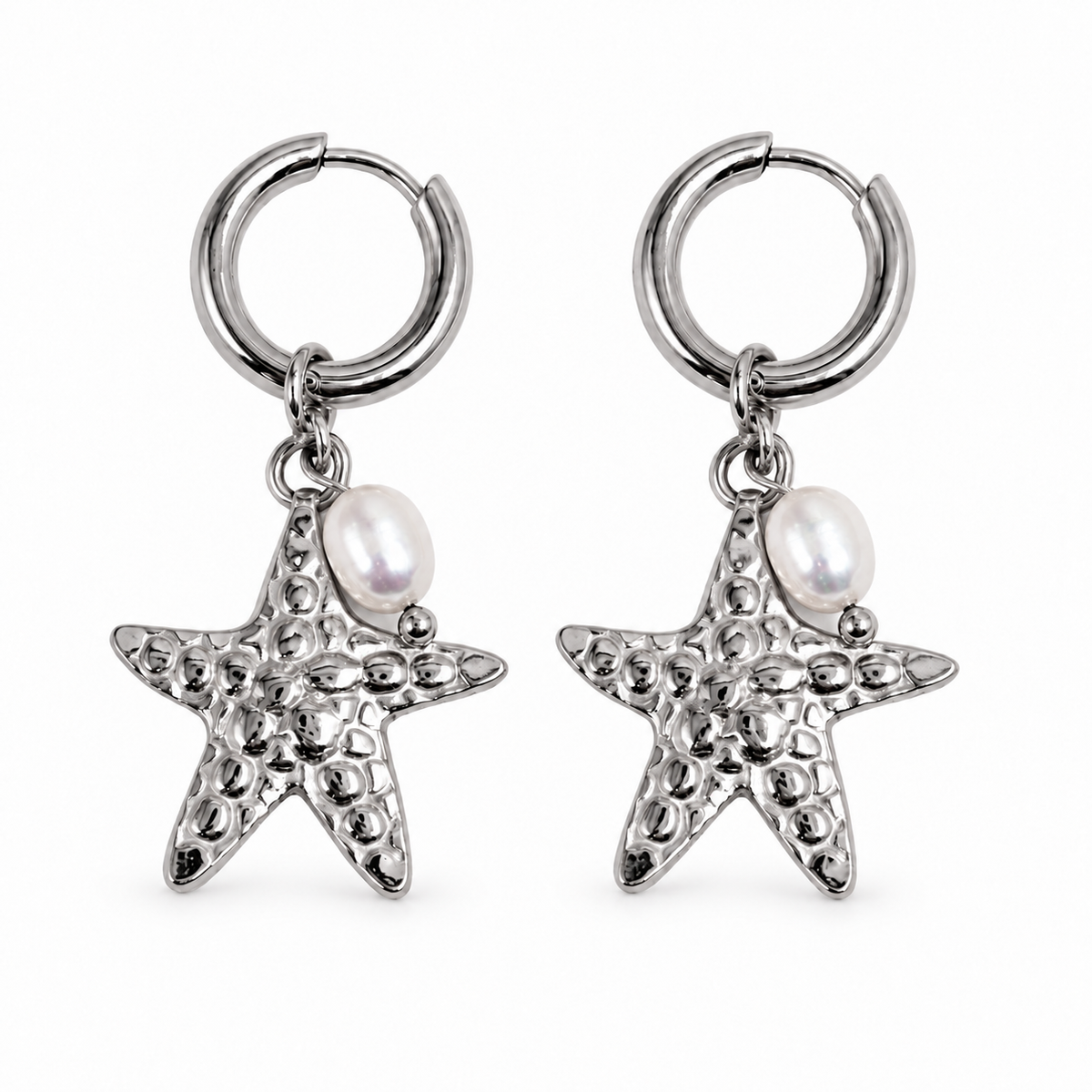 Arracada Estrella y Perla