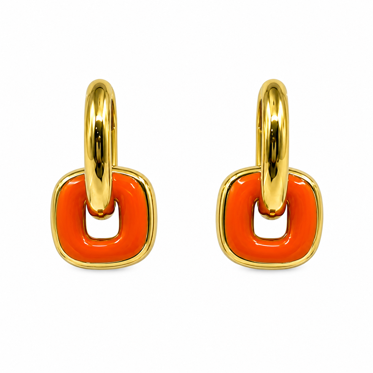 Aretes Cuadro Colgante
