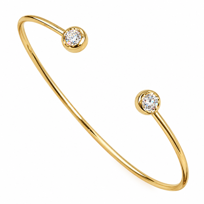 Brazalete Liso 2 Zirconias