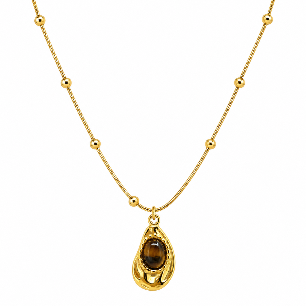 Collar dije Gota Ojo Tigre