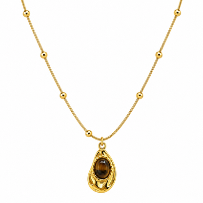 Collar dije Gota Ojo Tigre