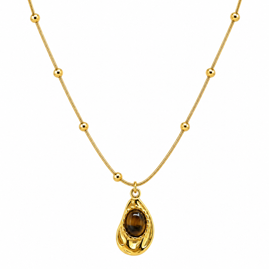 Collar dije Gota Ojo Tigre