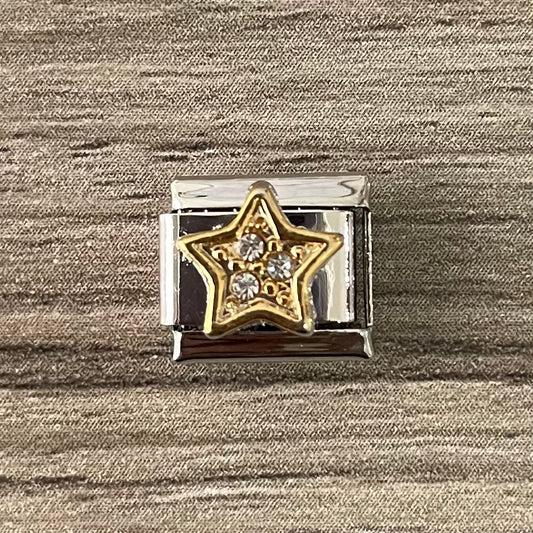 CHARM Estrella Golden Circonia ⭐️