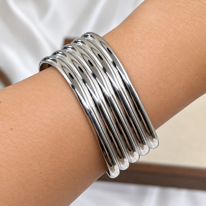 Brazalete plateado