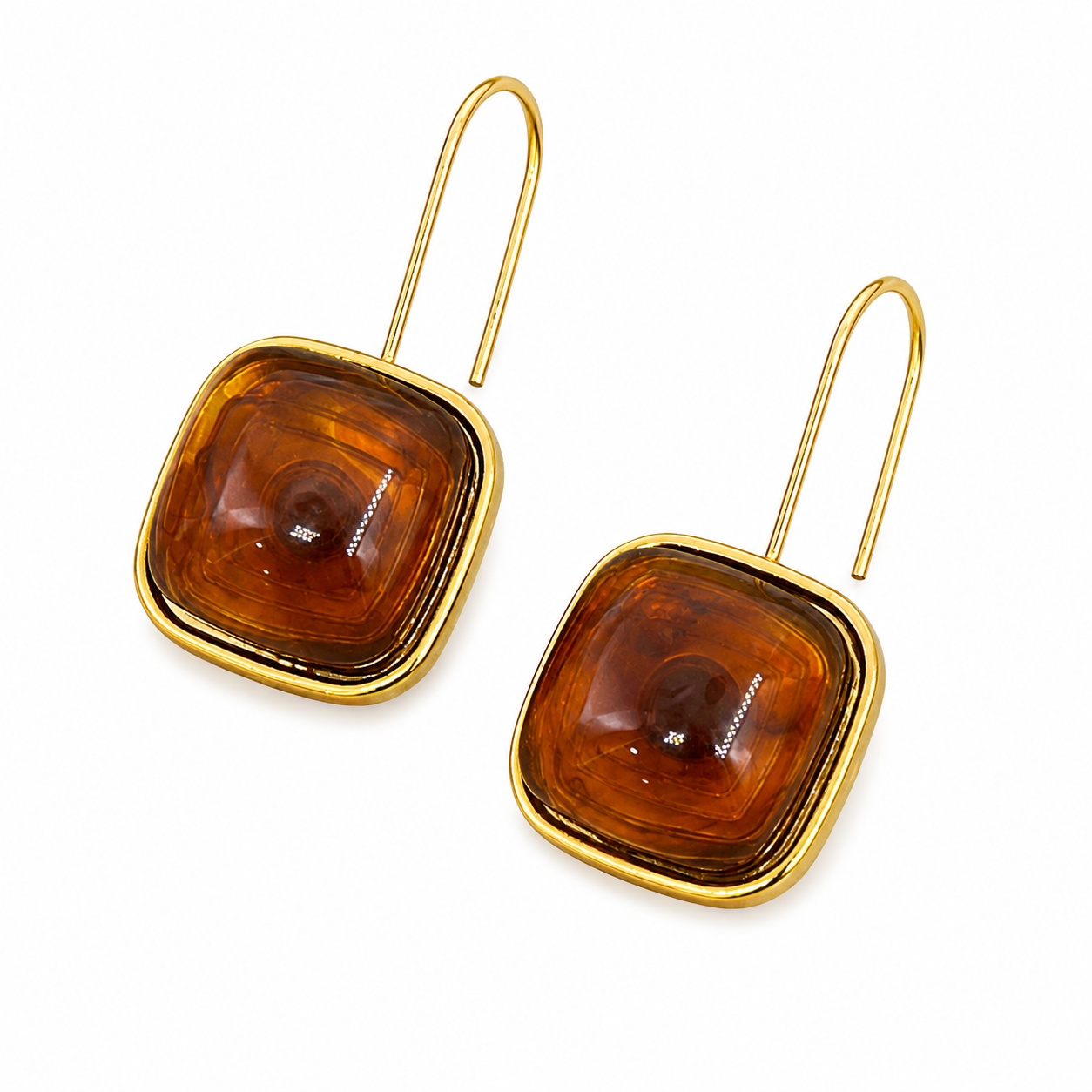 Aretes Gancho Acrílico