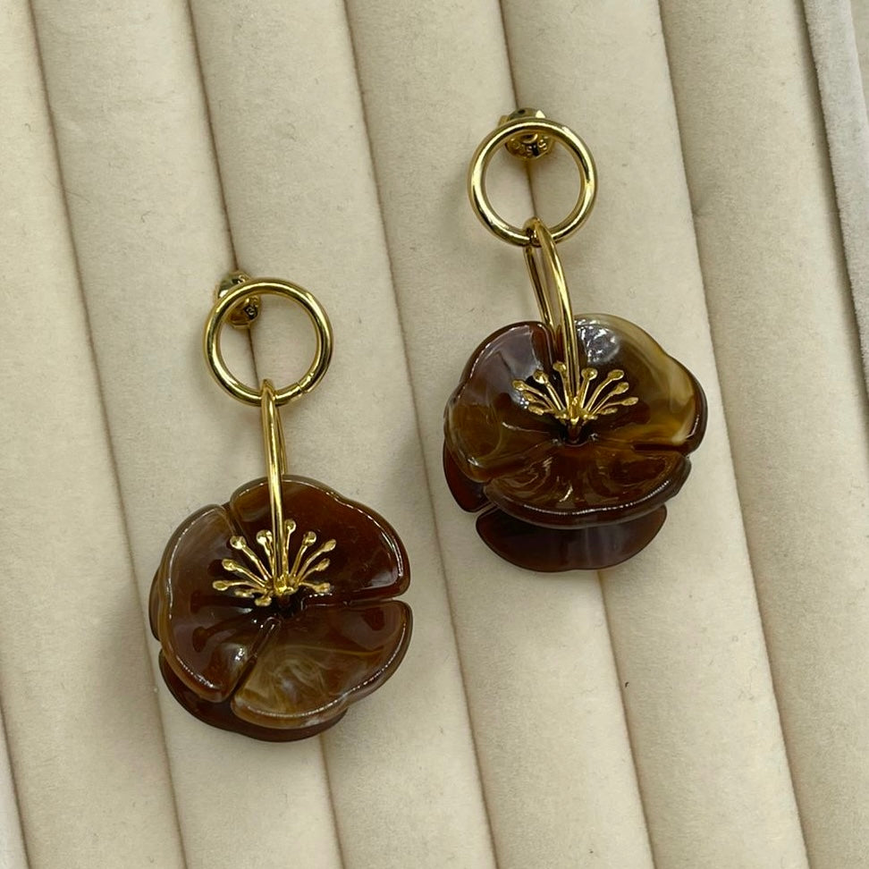 Aretes Flor