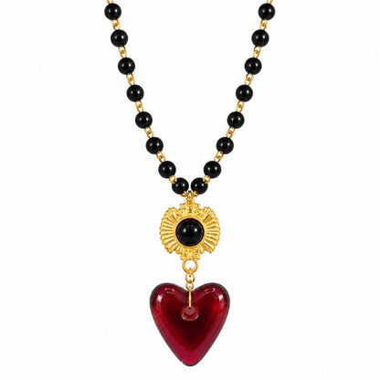 Collar Acrílico Corazón