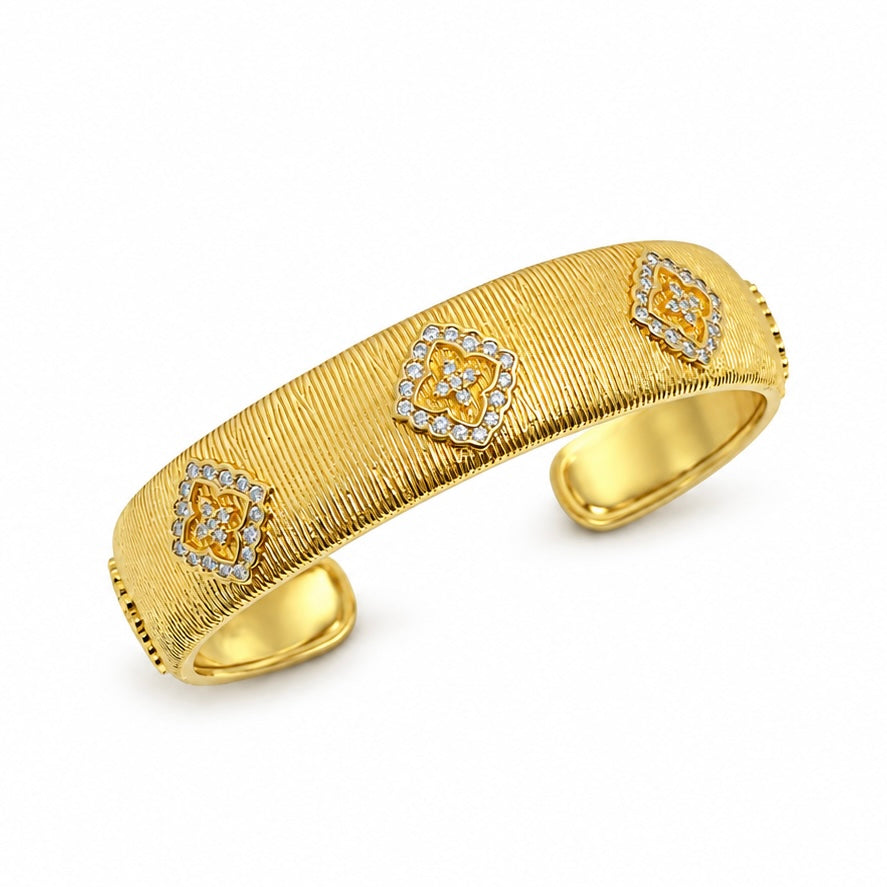 Brazalete Rombos Zirconia