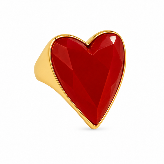 Anillo Corazón Natural