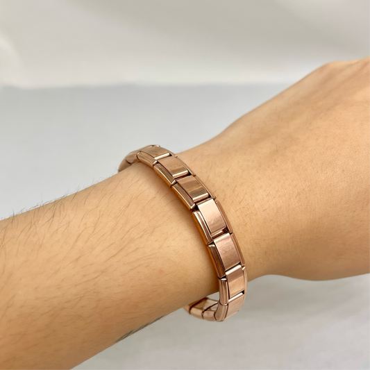 Pulsera italiana rose gold