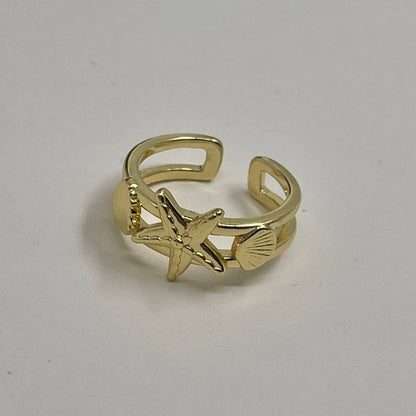 Anillo Estrella y Concha