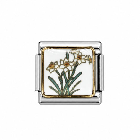 CHARM Flores blancas