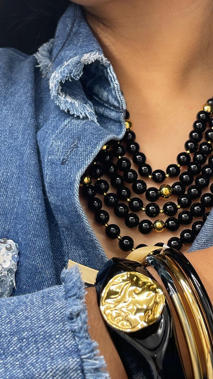 Collar Capas Acrílico