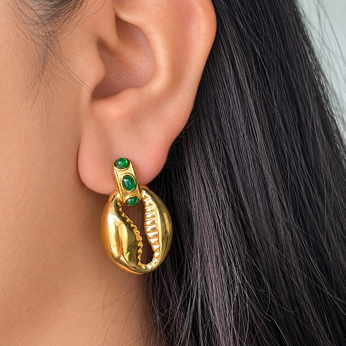 Aretes Escarabajo Verde 🪲