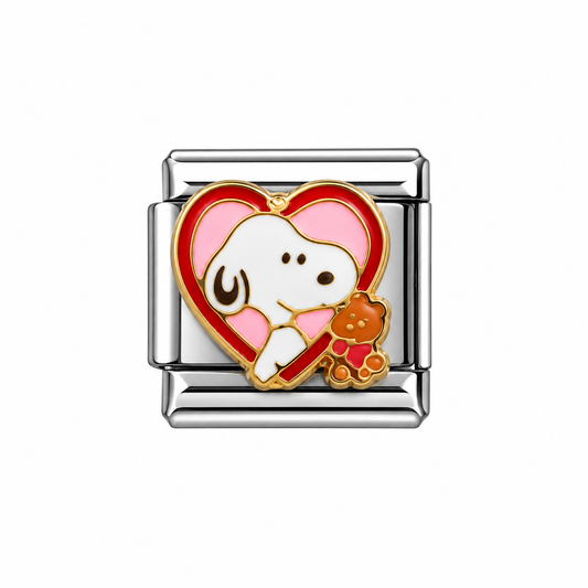CHARM Snoppy Corazón