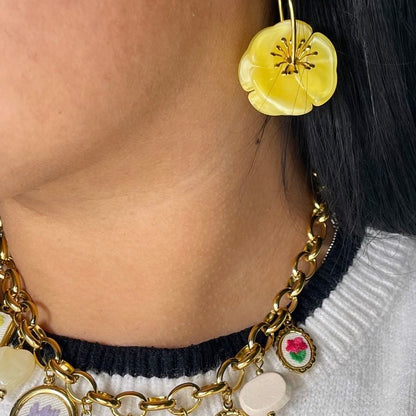 Aretes Flor