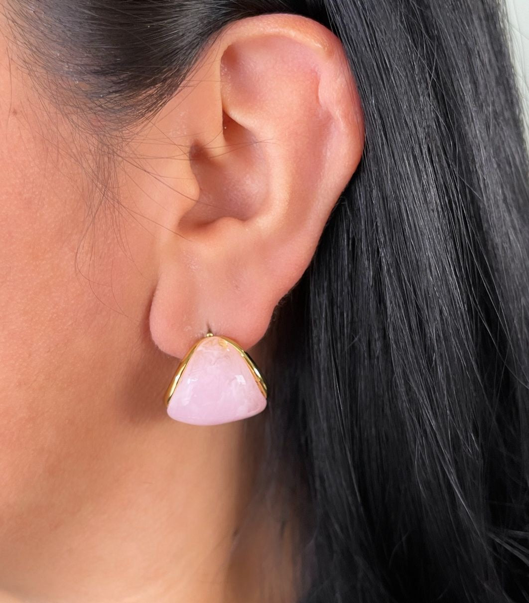 Aretes Triángulo acrílico