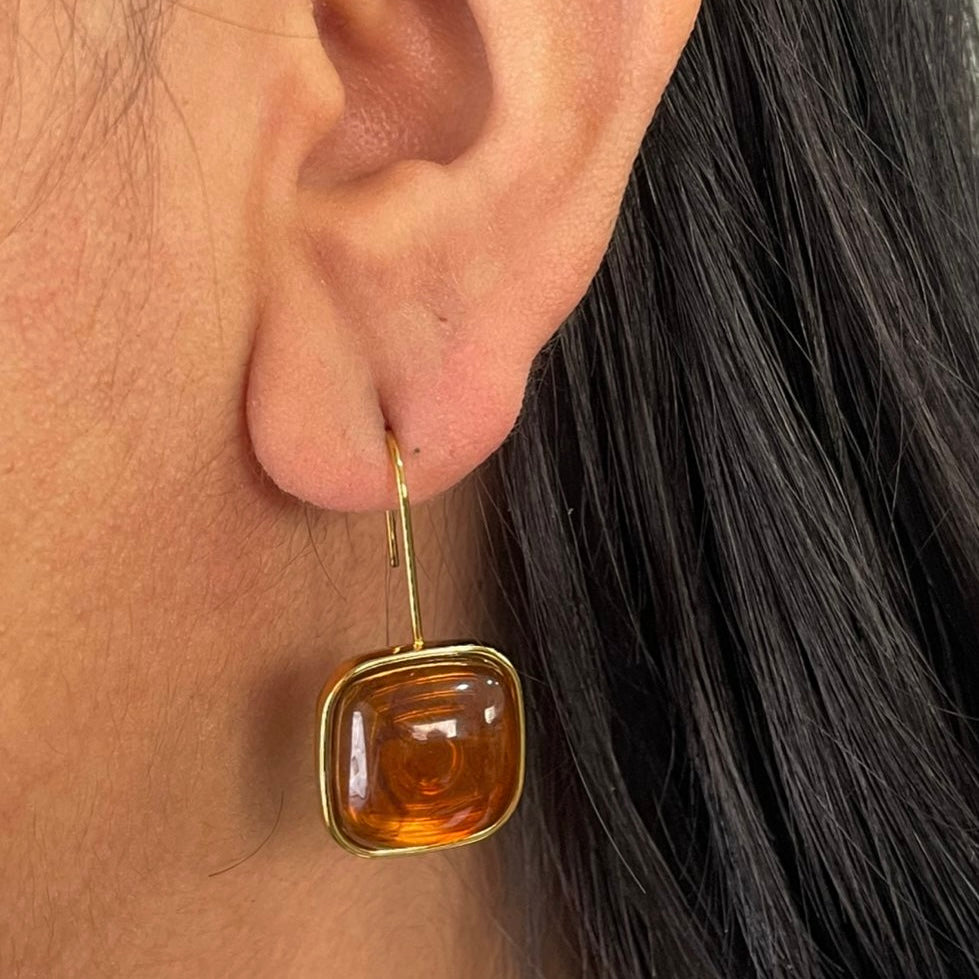 Aretes Gancho Acrílico