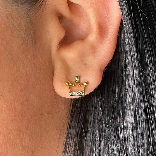 Aretes Poste Corona mini 👑