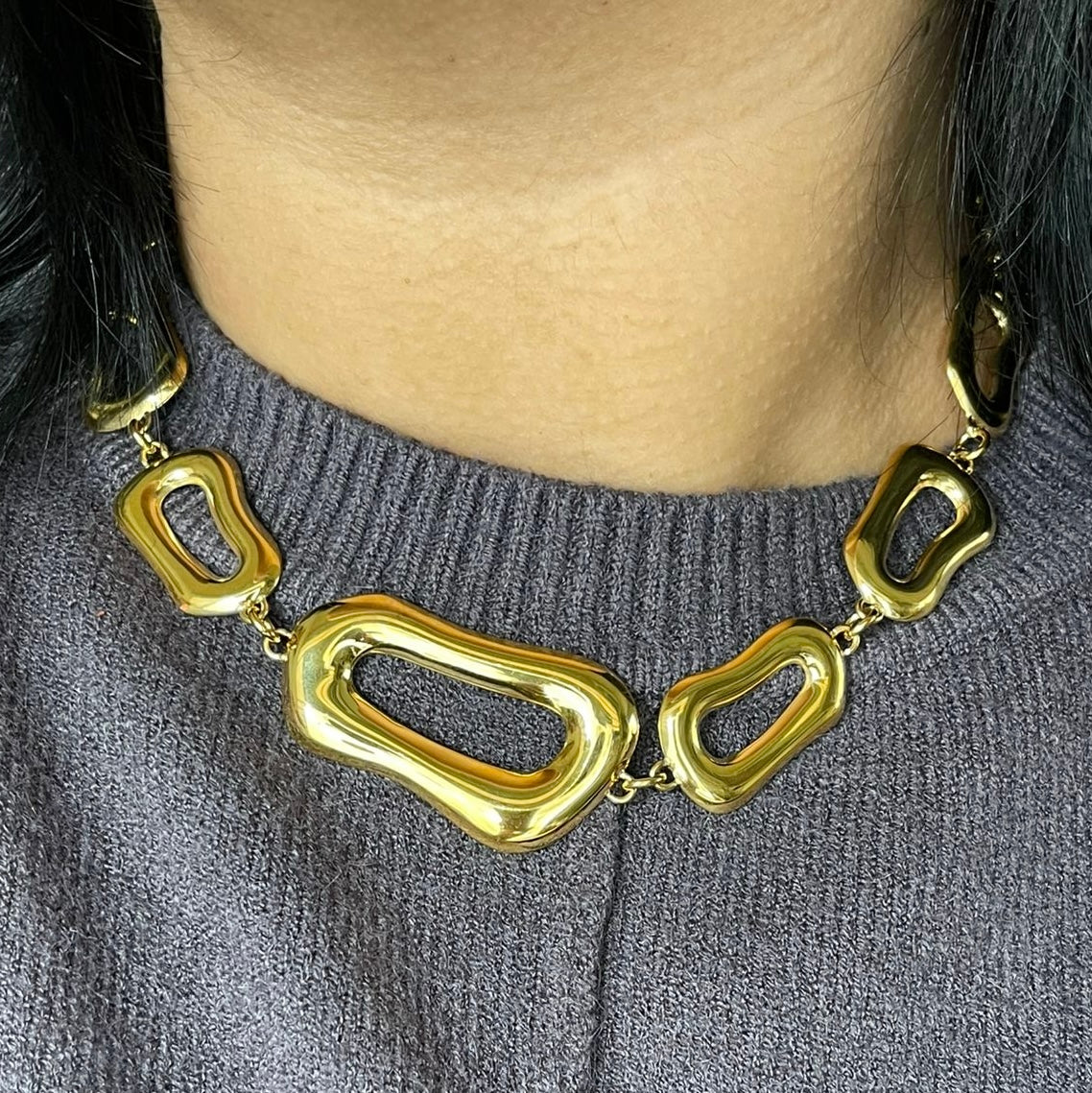 Collar Eslabón Irregular