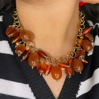 Collar Óvalos Ámbar