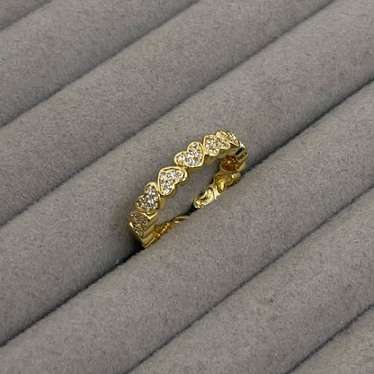 Anillo Corazones