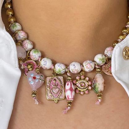 Collar Artesanal con Dijes