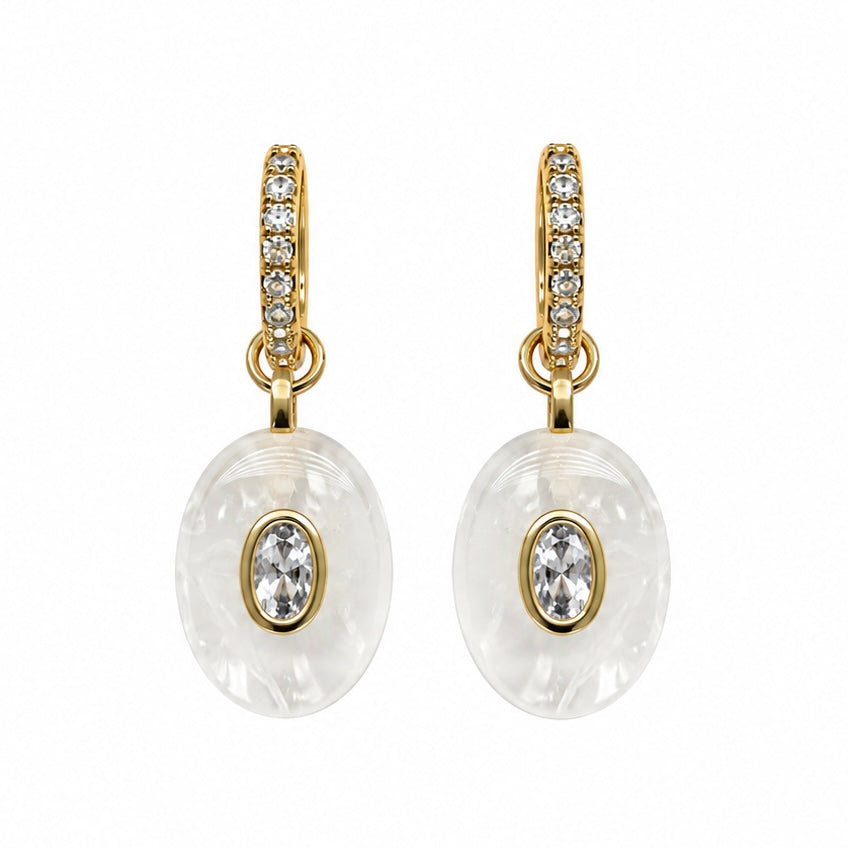 Aretes Óvalo P Natural