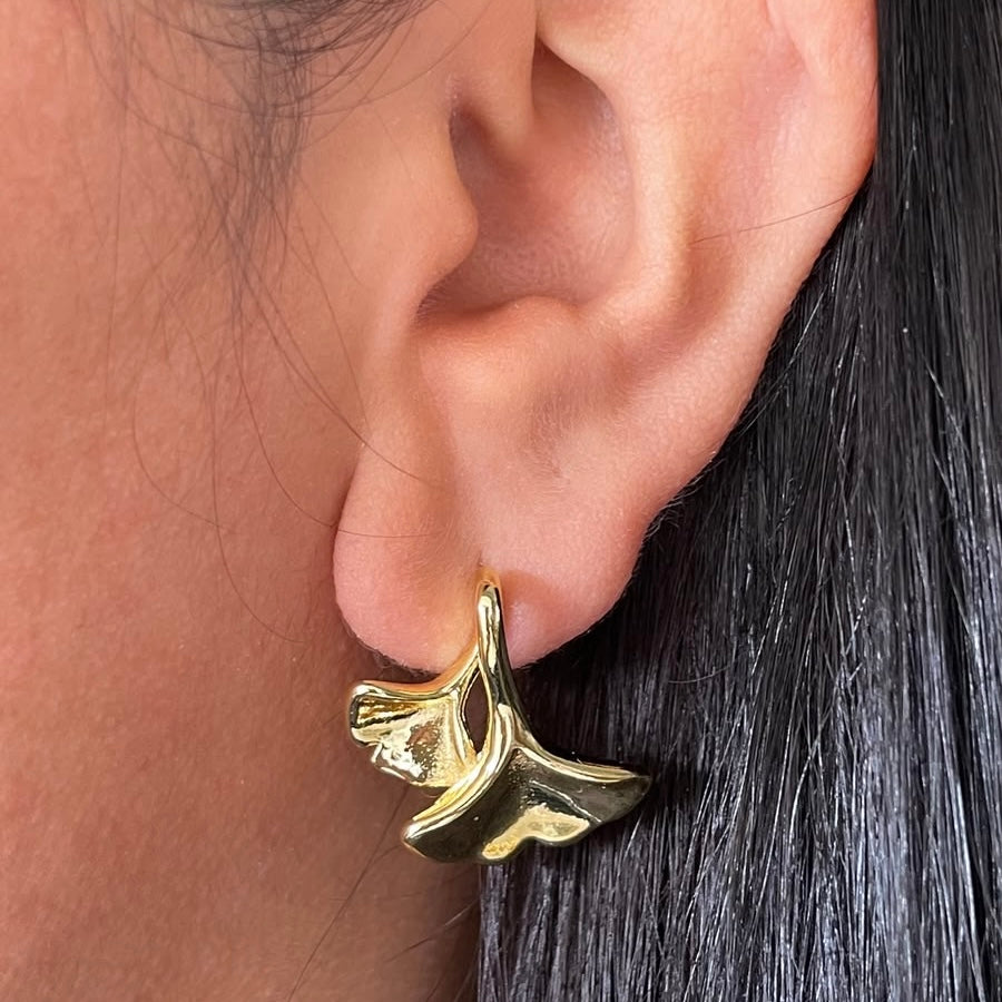 Aretes Hojas