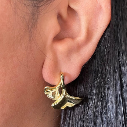 Aretes Hojas