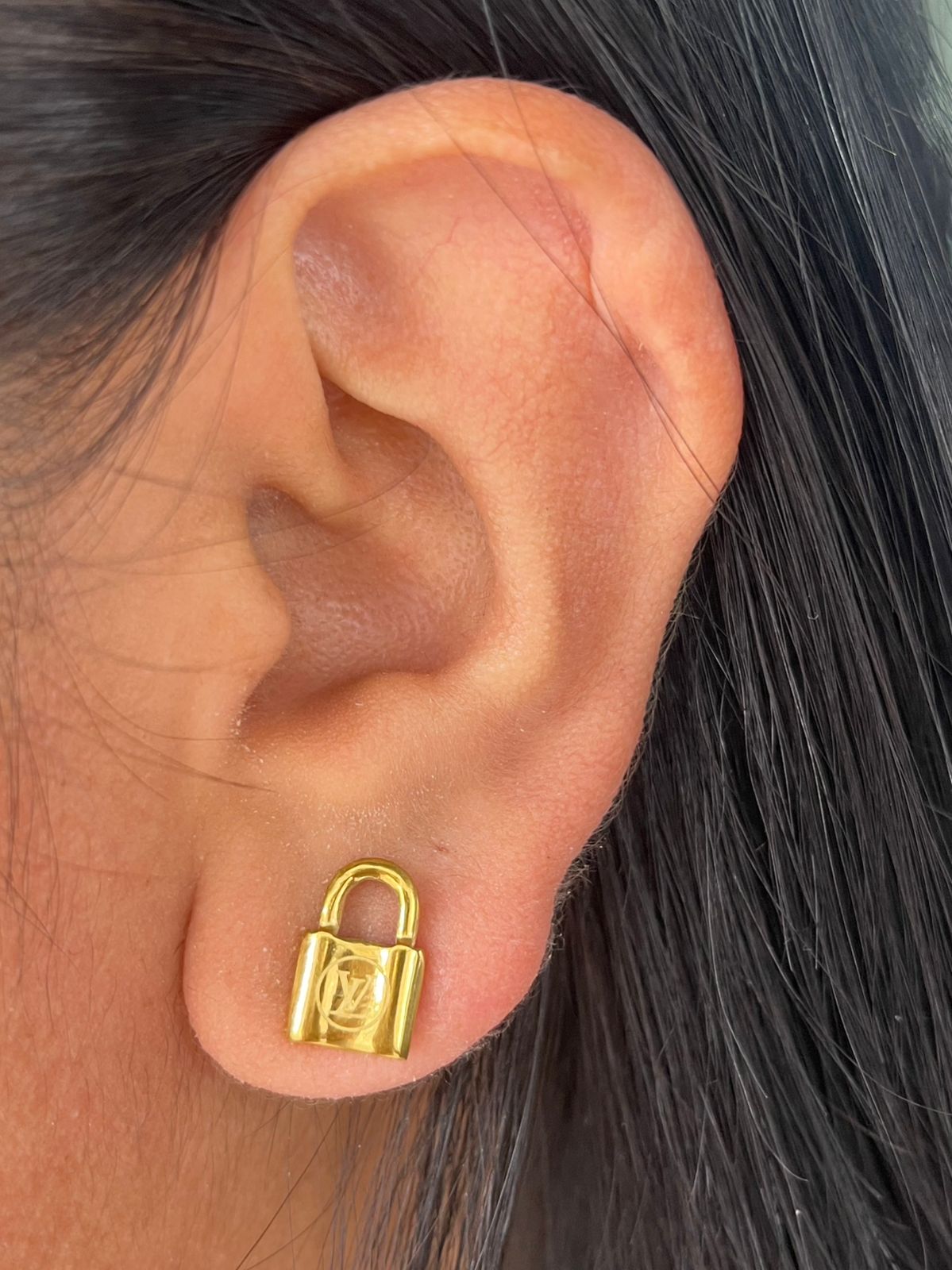 Aretes Candado LV 🔒