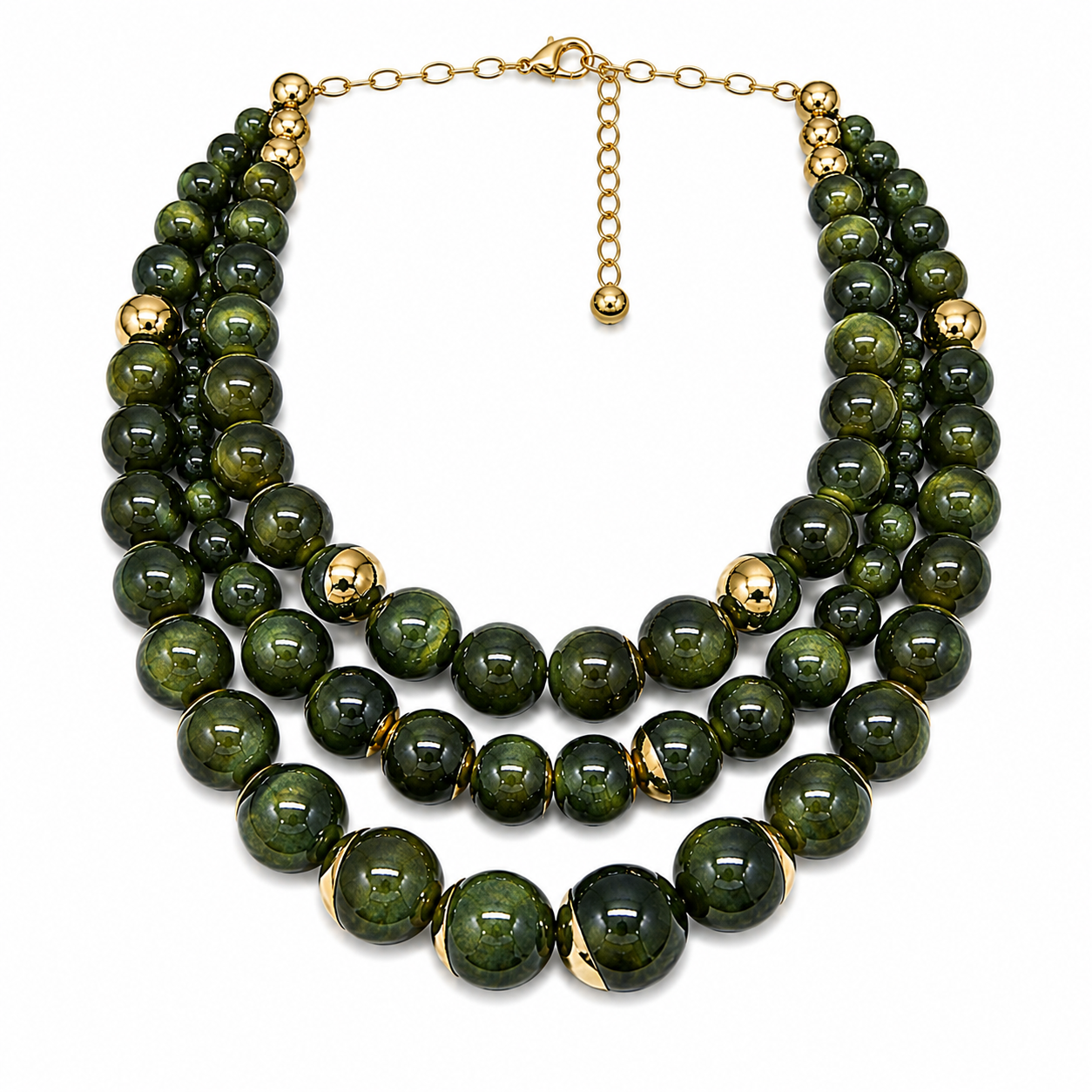 Collar Cuentas Aros