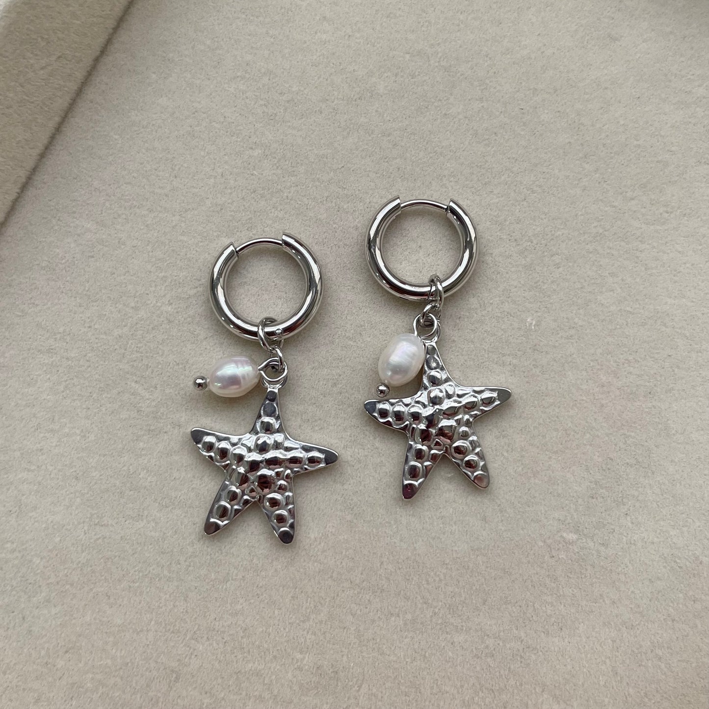 Arracada Estrella y Perla