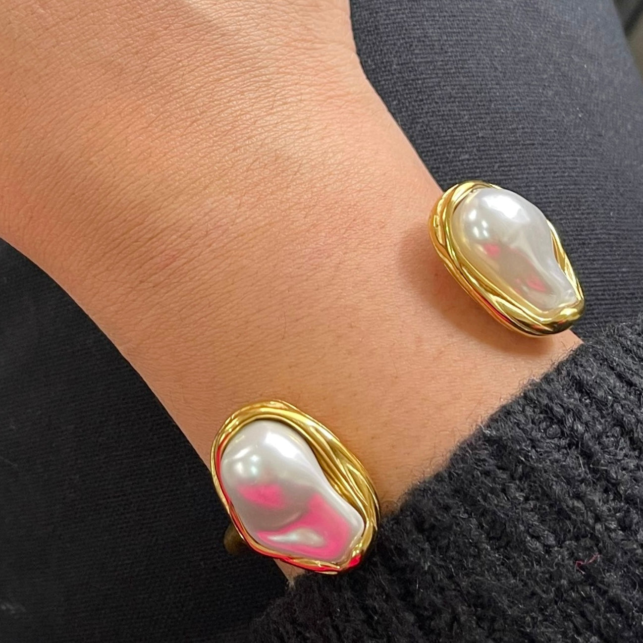 Brazalete Dos Perlas AC