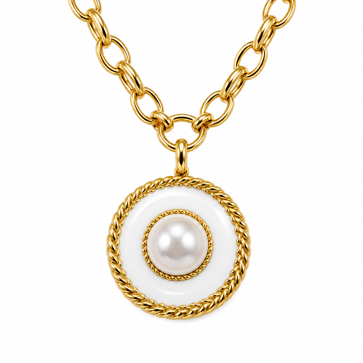 Collar Redondo Perla