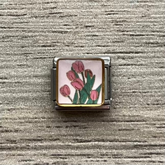 CHARM Tulipanes rosas