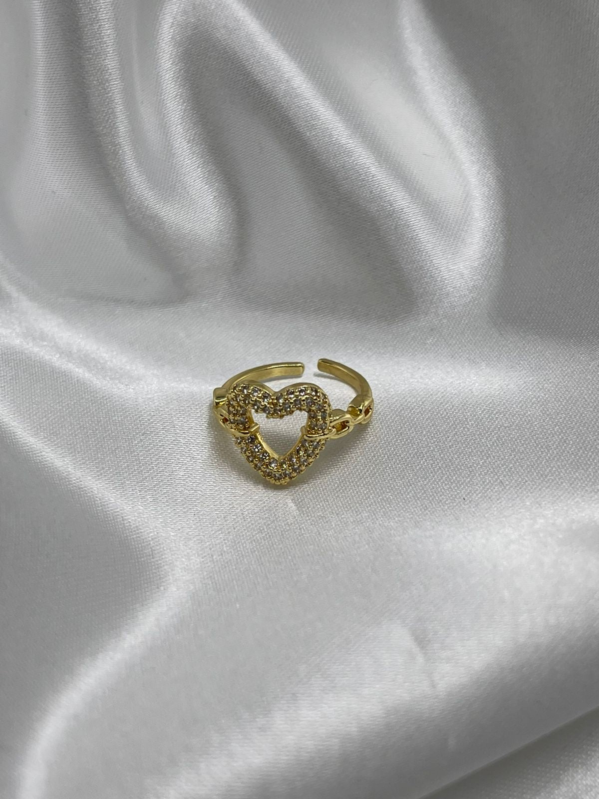 Anillo Corazón Zirconias